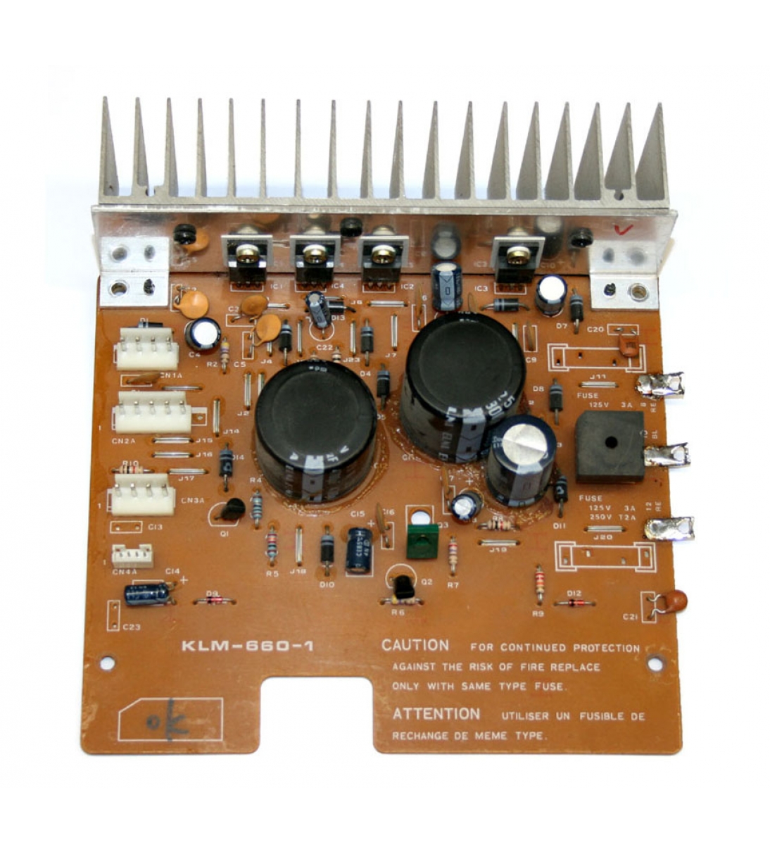 Scheda di alimentazione (KLM-660-1), per sintetizzatore Korg DW-6000