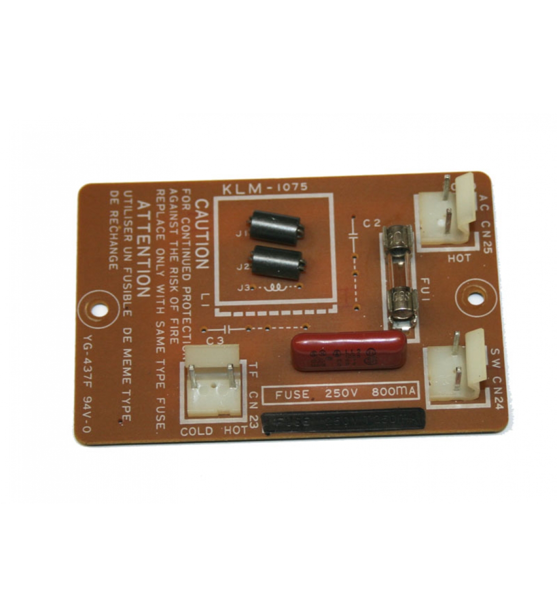 Scheda fusibili (KLM-1075), per sintetizzatore Korg