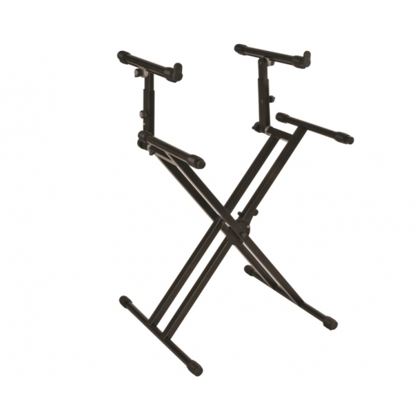 Ql/742 Supporto Professionale Per 2 Tastiere Con Struttura "x" E Telaio