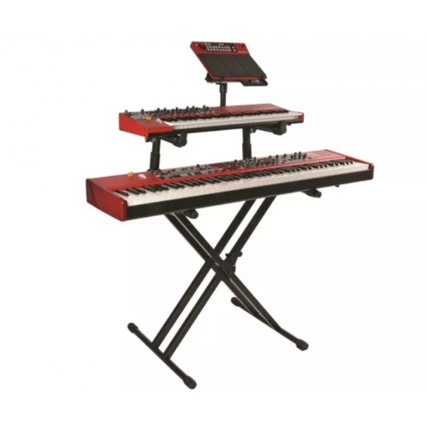 Ql/742 Supporto Professionale Per 2 Tastiere Con Struttura "x" E Telaio