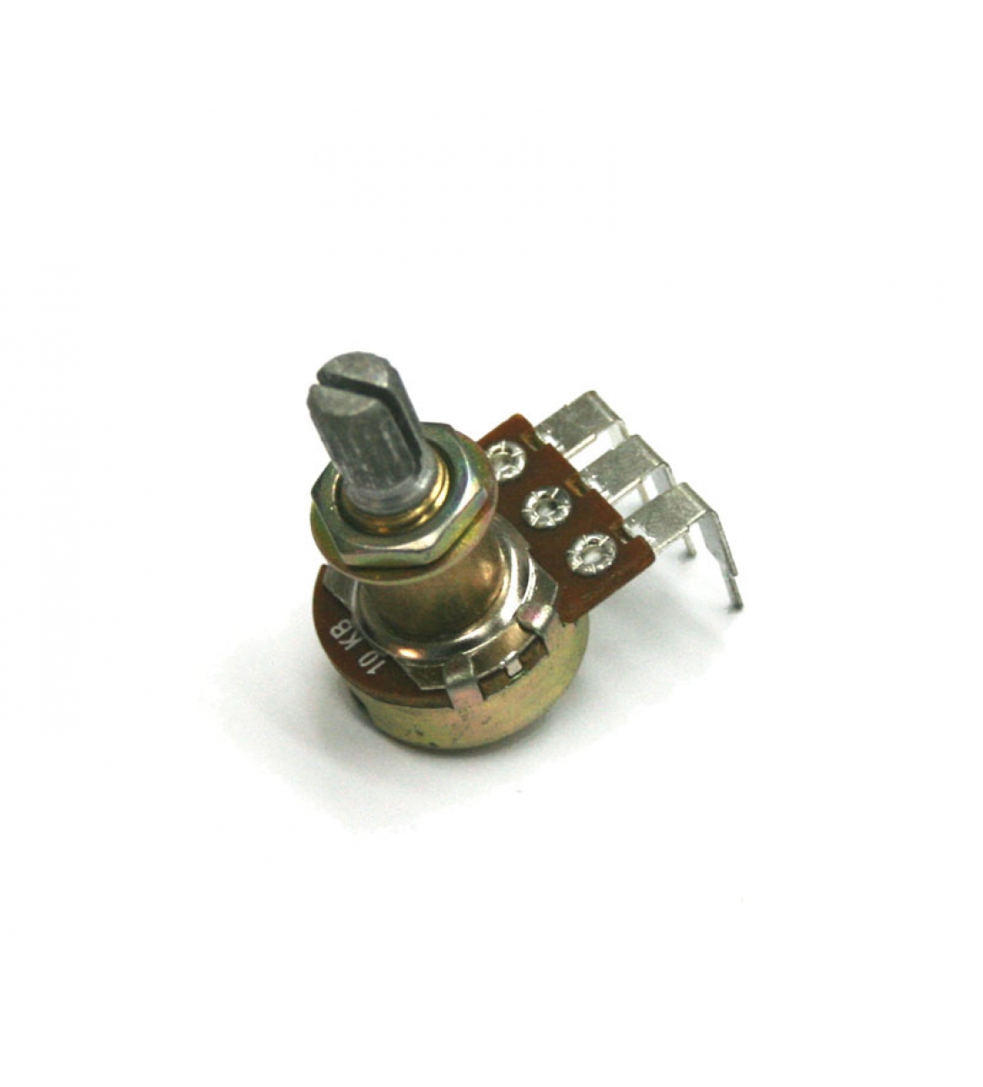 Potenziometro rotativo, 10KB, con albero zigrinato da 20 mm