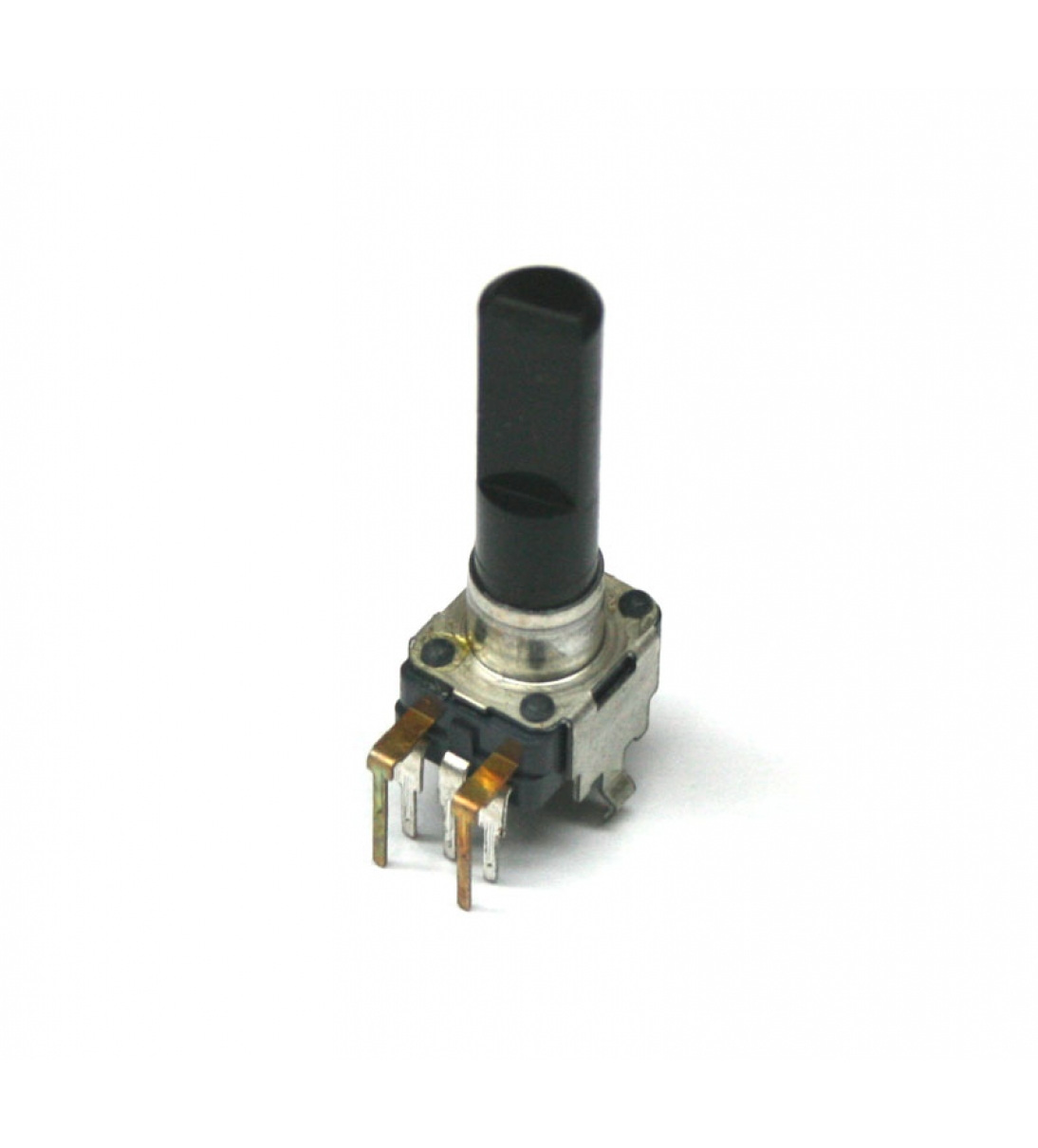Potenziometro rotativo, 10 kbyte x 2, con albero a D in plastica