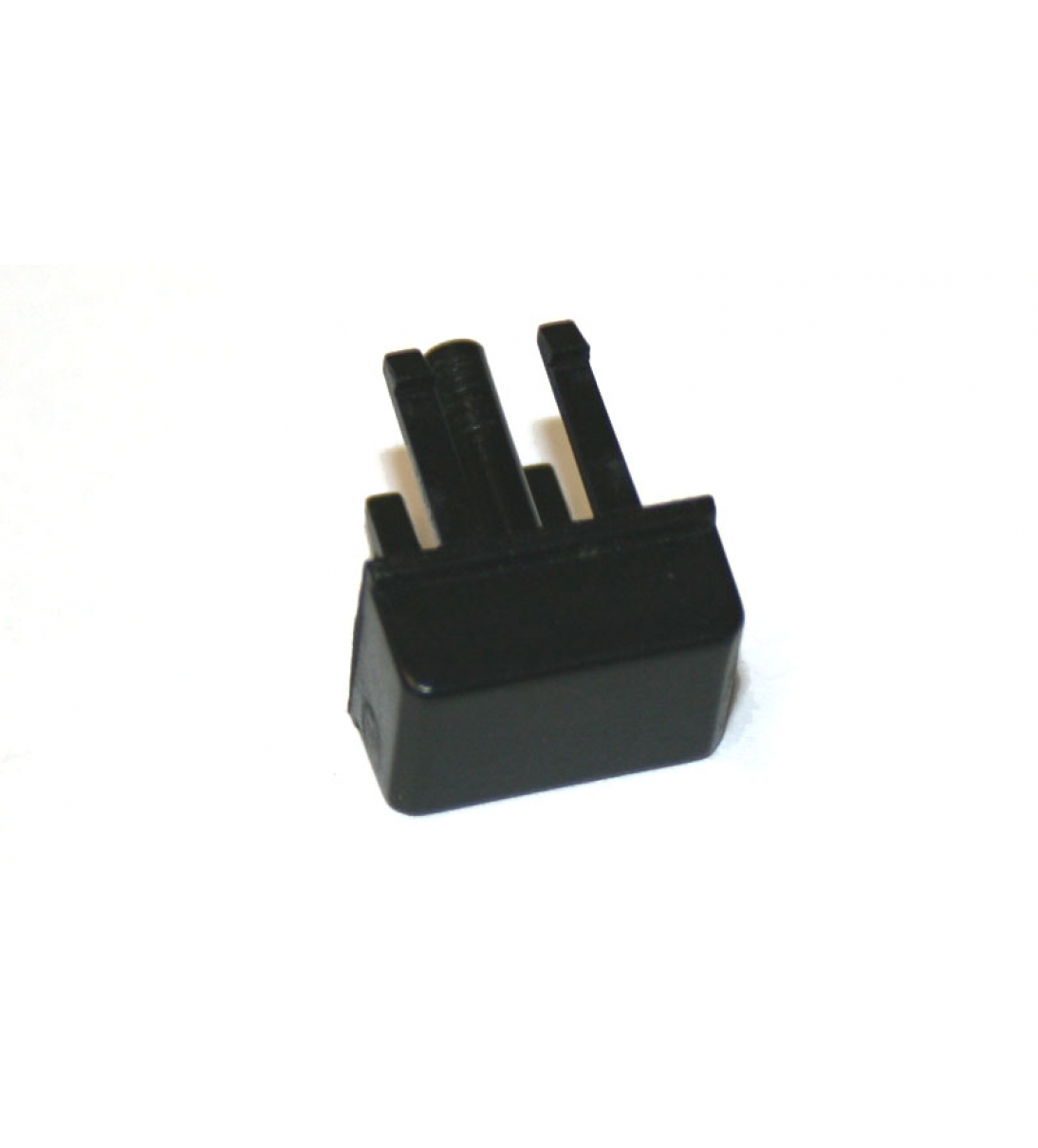 Pulsante in plastica, nero