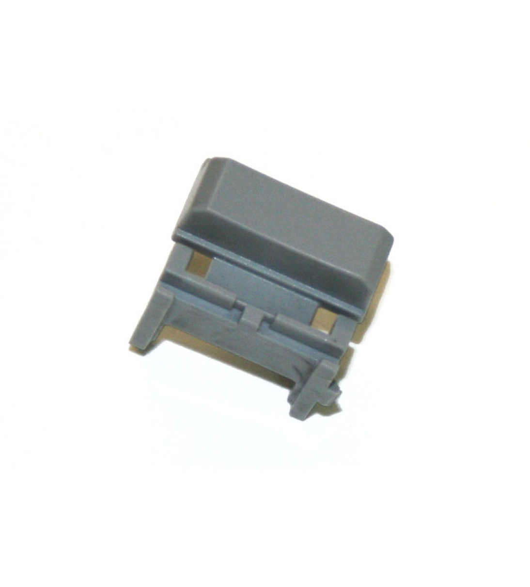 Pulsante grigio da pannello, largo 20 mm, senza finestra LED, Korg 620034400 e 620035000