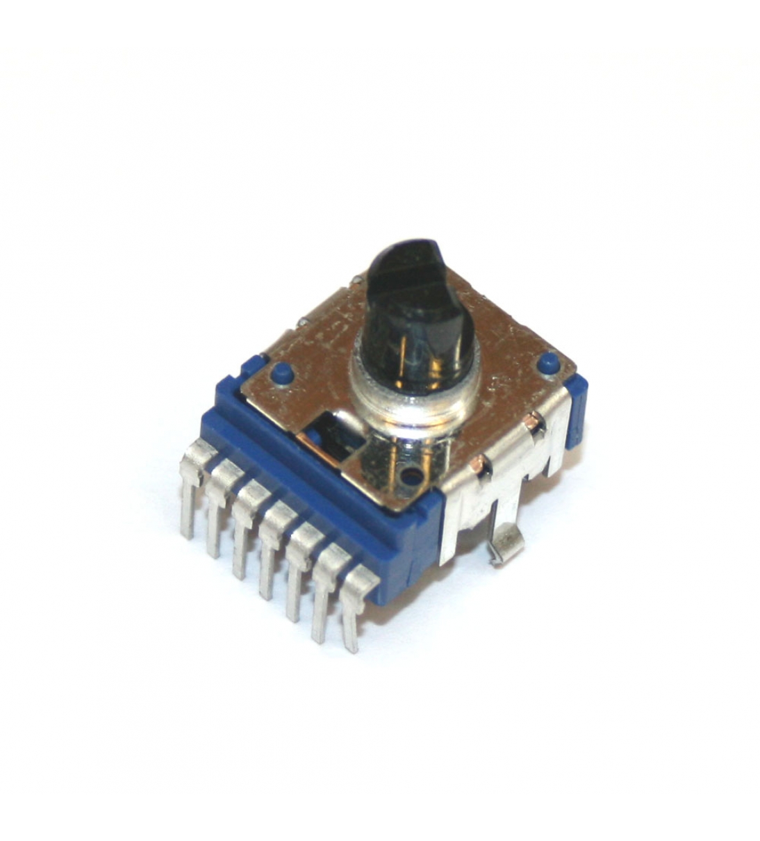 Potenziometro rotativo, 10KBx2, con albero a D