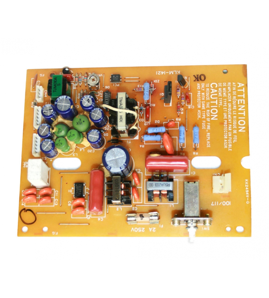 Scheda di alimentazione (KLM-1421), per sintetizzatore Korg Wavestation
