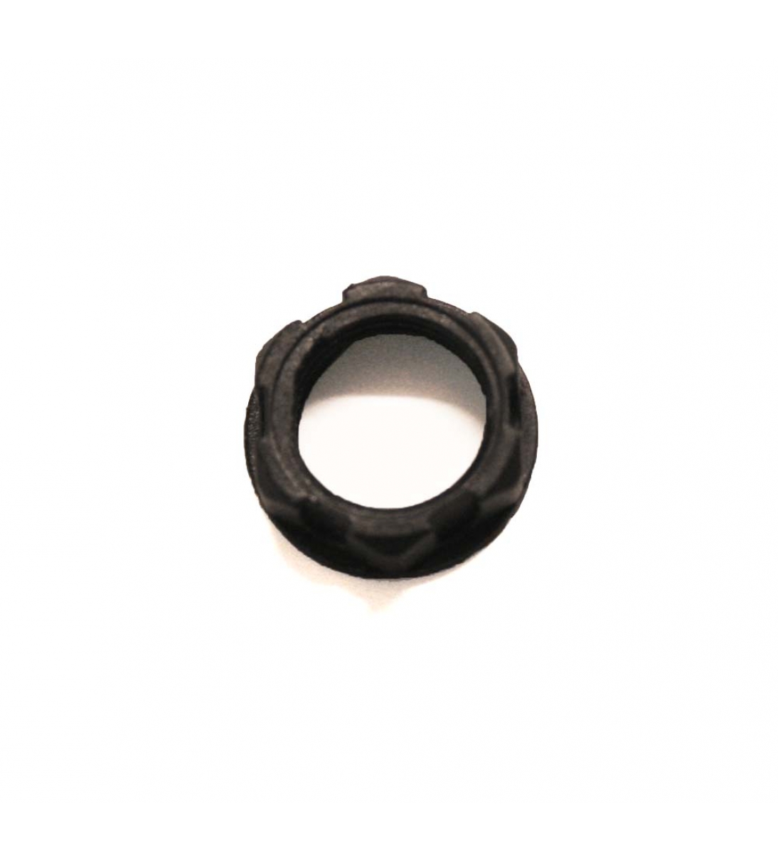 Dado in plastica nera per il jack del telefono