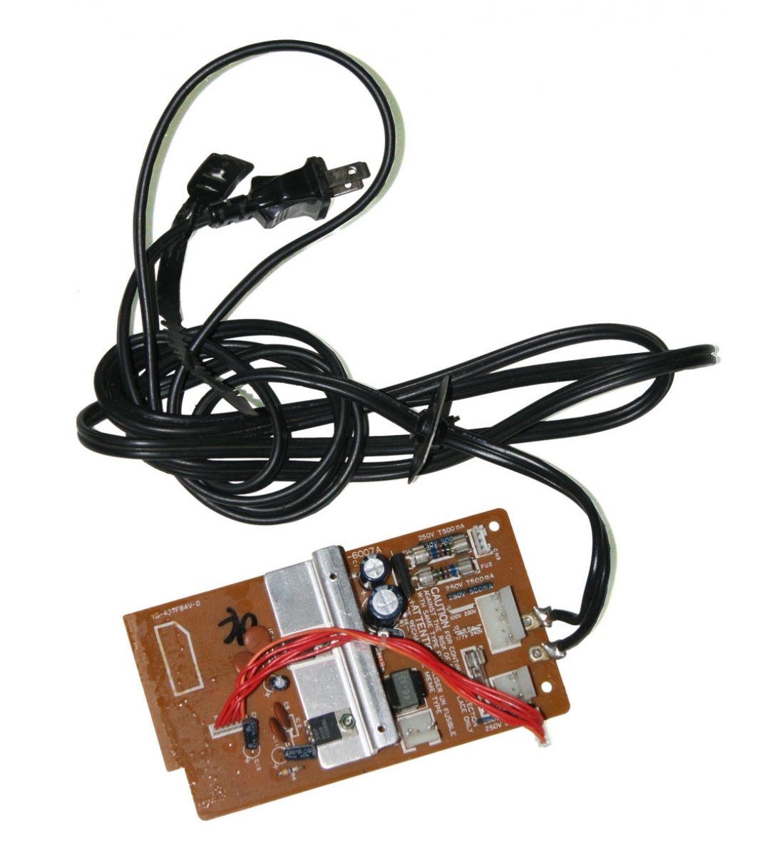 Gruppo scheda di ingresso alimentazione (KLM-6007), con cavo di alimentazione, per drum machine Korg DDD-1