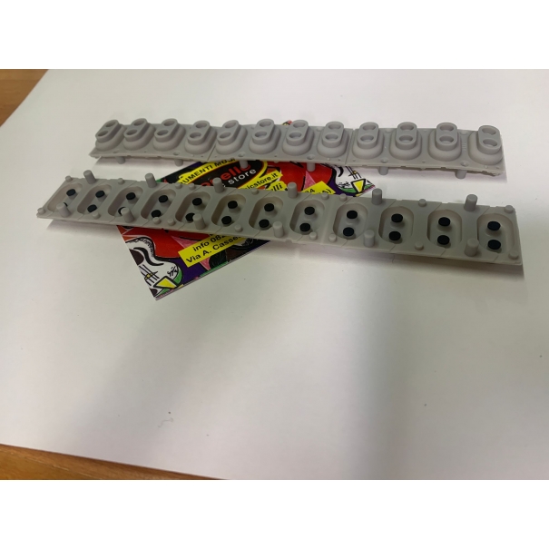 Korg Gommini conduttivi 12 tasti KST Rubber 12 note 2 contatti Korg  - [11900120] , Ricambi Originali [B027KG001]