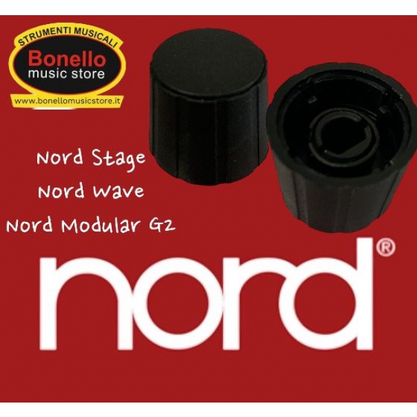 Knob nero per Nord Stage, Nord Wave, Nord Modular G2