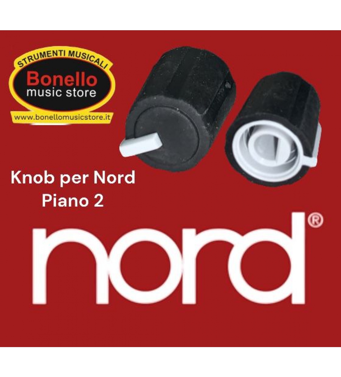 Knob per Tastiera Nord, Knob Nord codice 22900 [B027NO29911]
