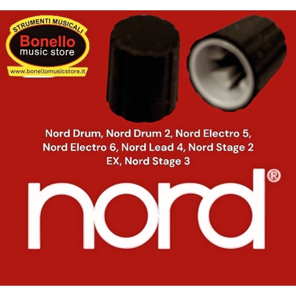 Knob encoder per Nord Drum, Nord Drum 2, Nord Electro 5, Nord Electro 6, Nord Lead 4, Nord Stage 2 EX, Nord Stage 3