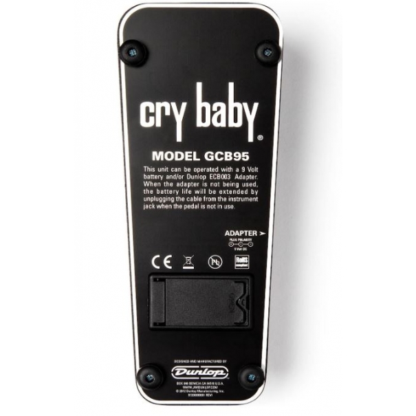 Jim Dunlop GCB95 Cry Baby® Wah - Pedale ad effetto per chitarra - Modello GCB95