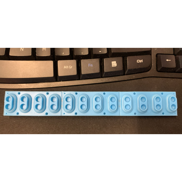 M-Audio Gommini Conduttivi 12 tasti Originali M-Audio per Tastiera Keysation MK3 e Okygen Pro (colore Azzurro) [B027MA102]