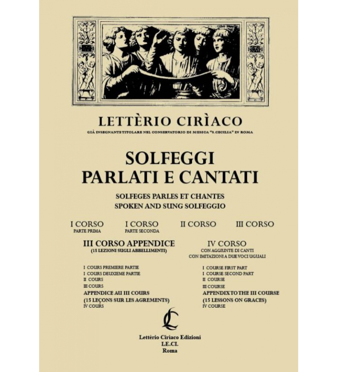 Solfeggi cantati e parlati III corso Appendice (15 lezioni sugli abbellimenti)