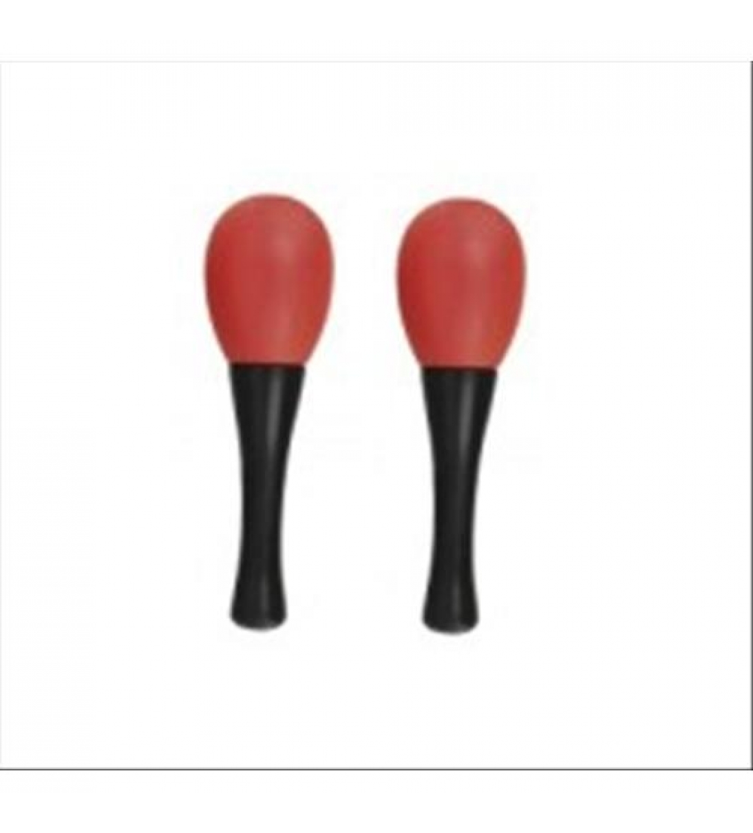 Coppia Mini Maracas in Plastica (Rossa)