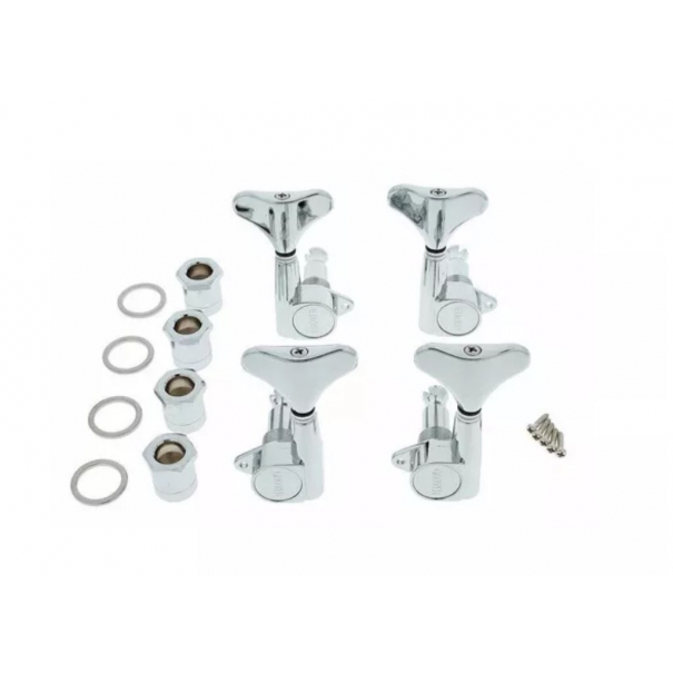 Grover 144C Mini Bass Tuners Chrome