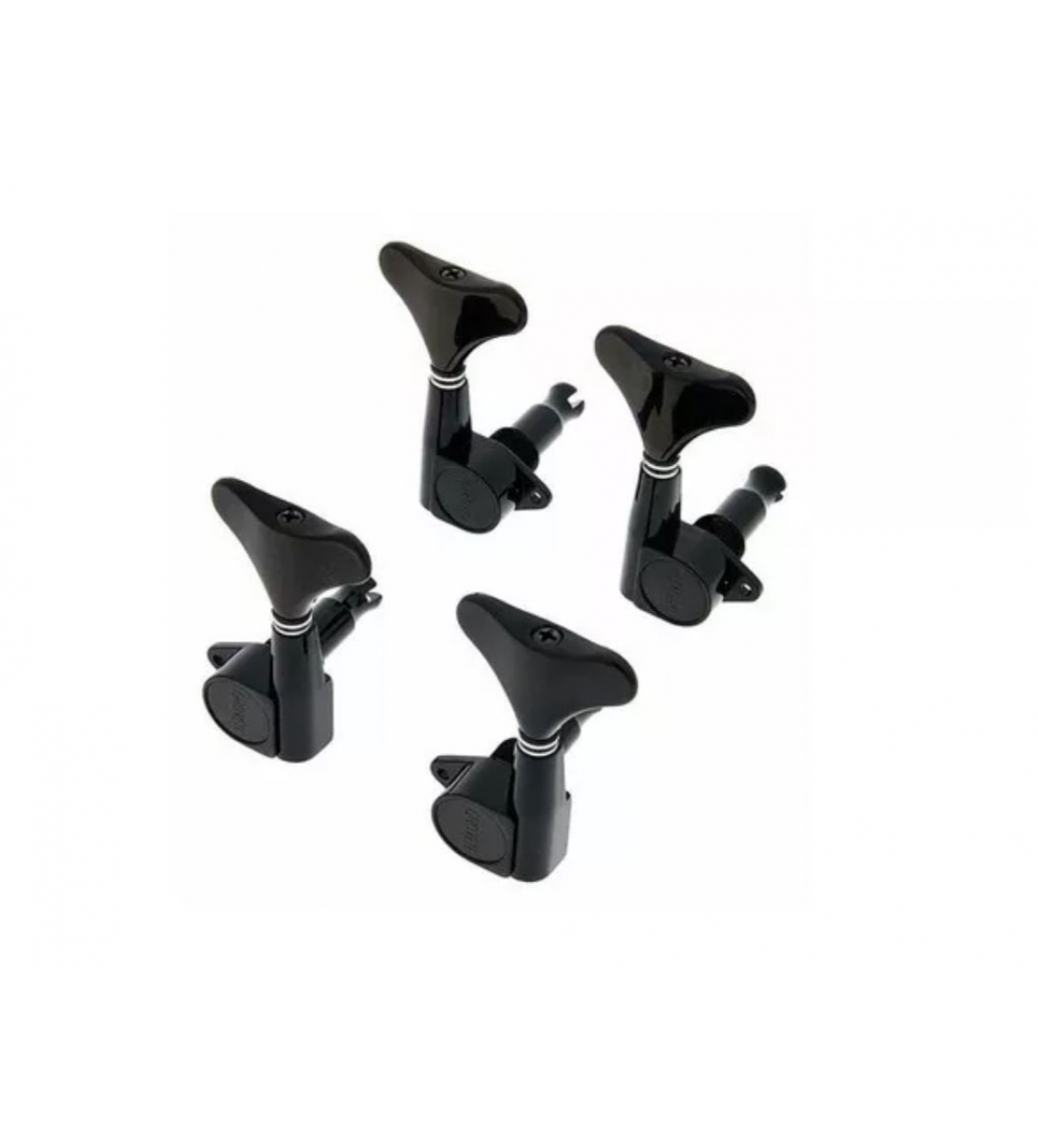 Grover 144BC Mini Bass Tuners Black Chrome