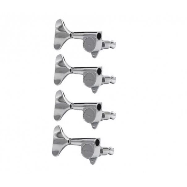 Grover 144C Mini Bass Tuners Chrome (left-handed)