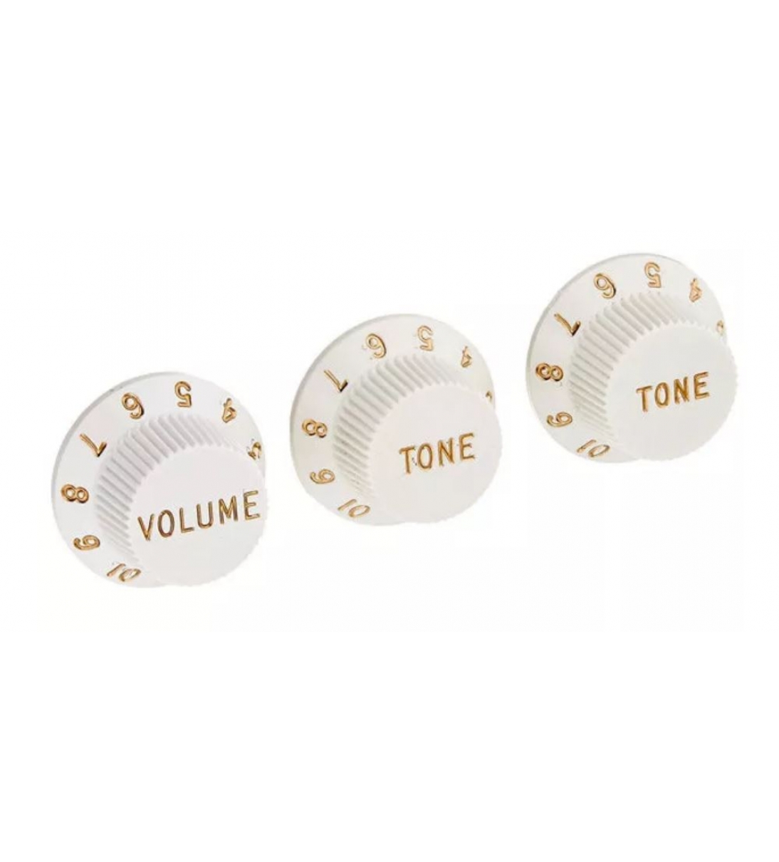 Knob Stratocaster 3 Knobs 1V/2T White [B007AL111]