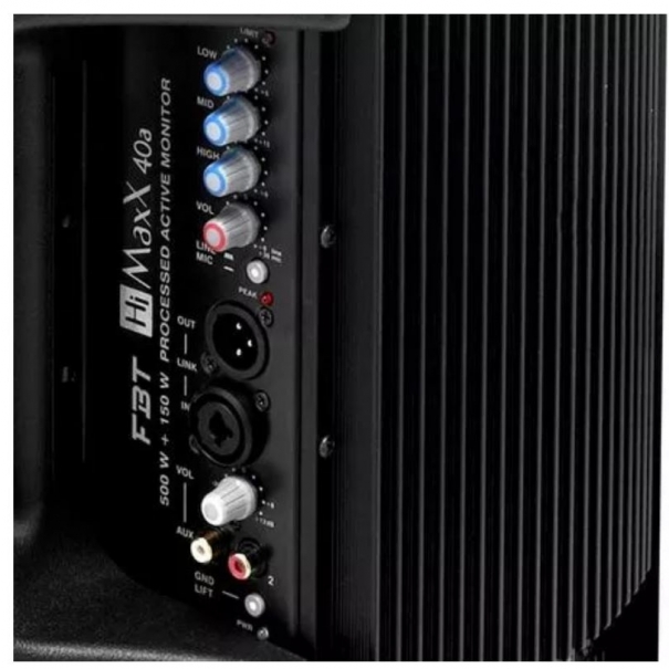 HiMaxX 40A Monitor attivo 500W + 150W - 127dB con processore analogico di segnale.