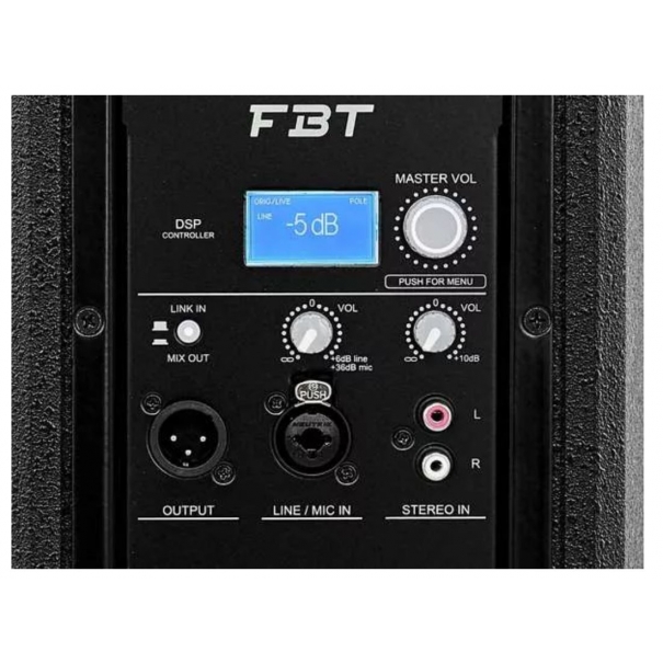 Ventis 110A Per la gamma VENTIS, qualità e flessibilità sono le parole d'ordine. Basate su una potente combinazione di driver B&C a compressione e su woofer FBT ad escursione lunga