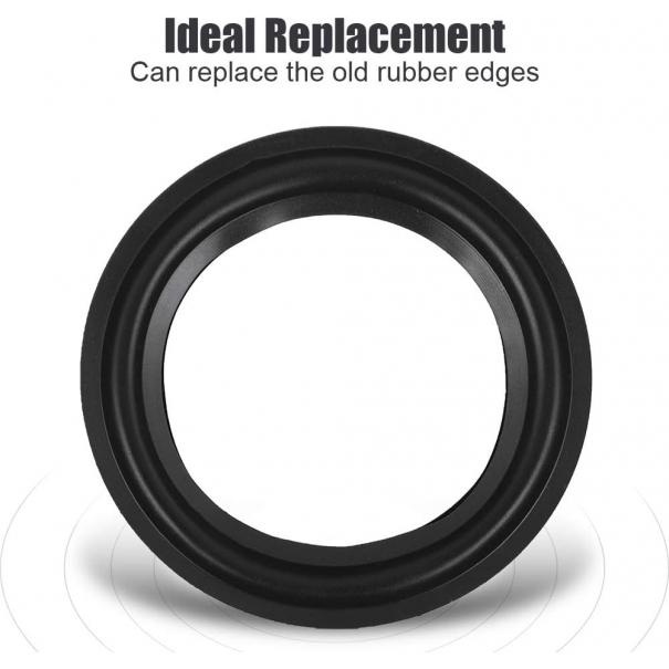 Bordi in gomma Sostituzione parte di riparazione del woofer Riparazione di perline dell'altoparlante del bordo della schiuma del subwoofer per Jbl/Swans Bordo dell'altoparlante (4 inch) [B027AV160]