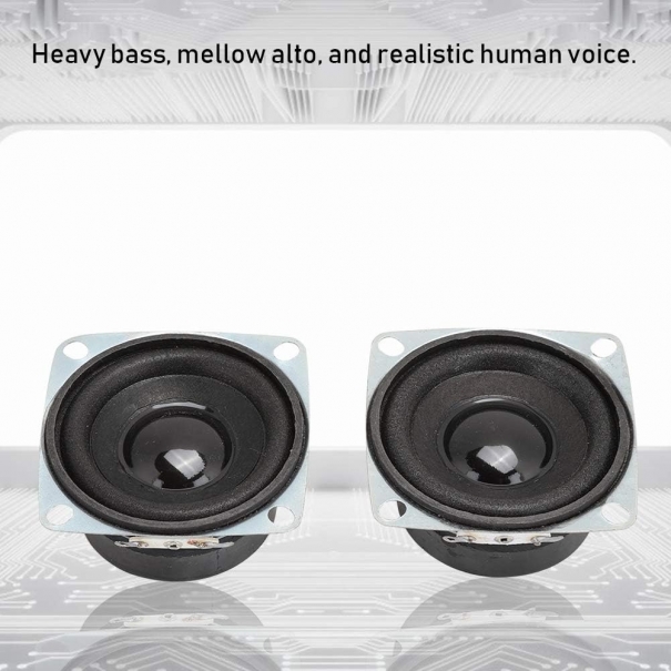 Altoparlante Full Range, altoparlanti bassi da 2 pollici 4Ω 3W a bassa frequenza Altoparlante multimediale a tromba per altoparlante Bluetooth