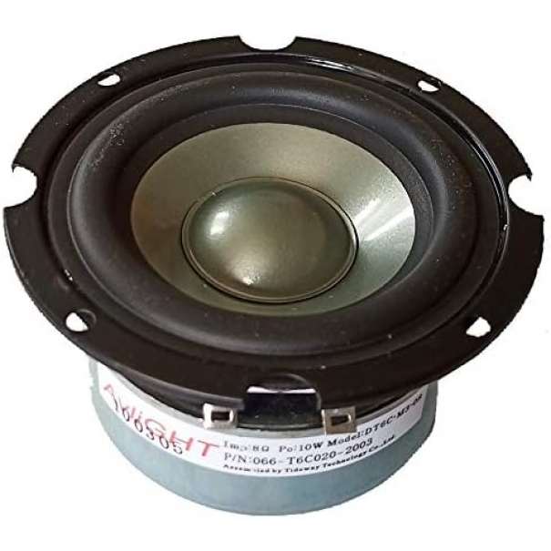 COPPIA MIDRANGE WOOFER 3" 9 CM METALLO 8 Ohm MIDWOOFER 60WX2 RICAMBI CASSE medi 76 MM