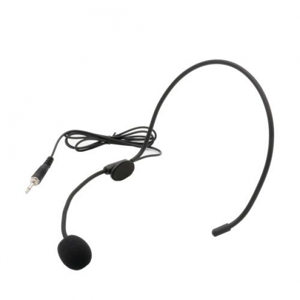 Microfono ad Archetto spinotto Mini Jack (Nero)[XT-H1]