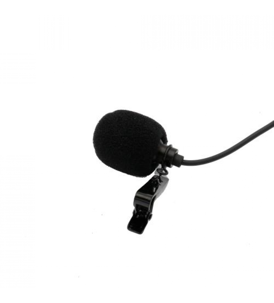 Microfono Lavalier spinotto Mini XLR 3 poli (Nero)