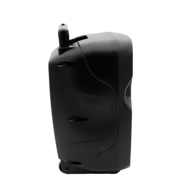 Diffusore Trolley 200W Ricaricabile Woofer da 08' con sistema LED, Display LCD, Player Mp3 (USB/SD), Radio FM, Caricatore USB, Telecomando, 1 Radiomicrofono, Echo - TRP-08A-Mp3