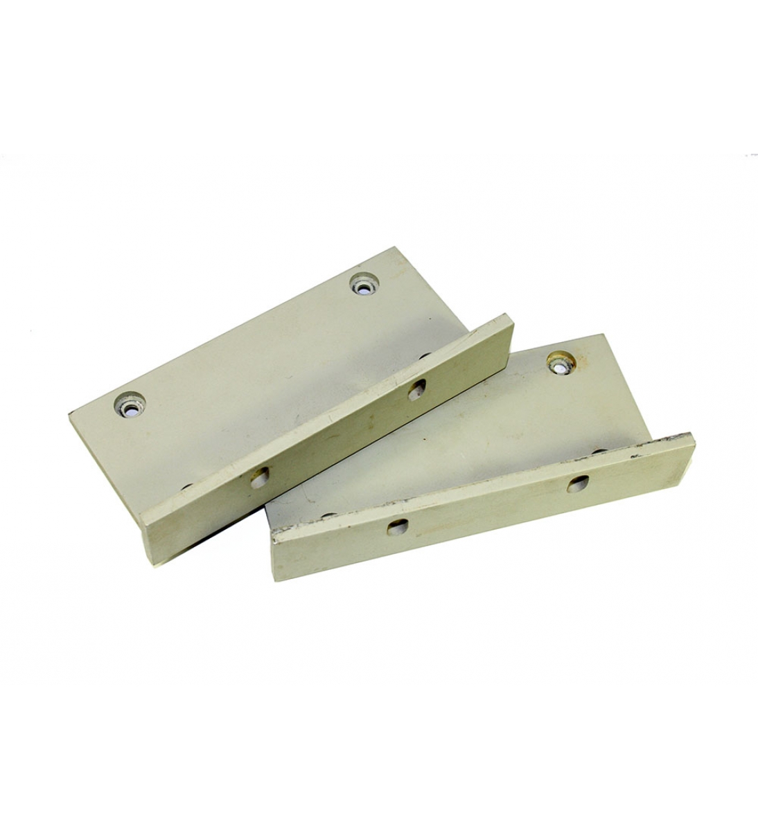 Coppia di staffe in alluminio per il modulo campionatore Akai 3U