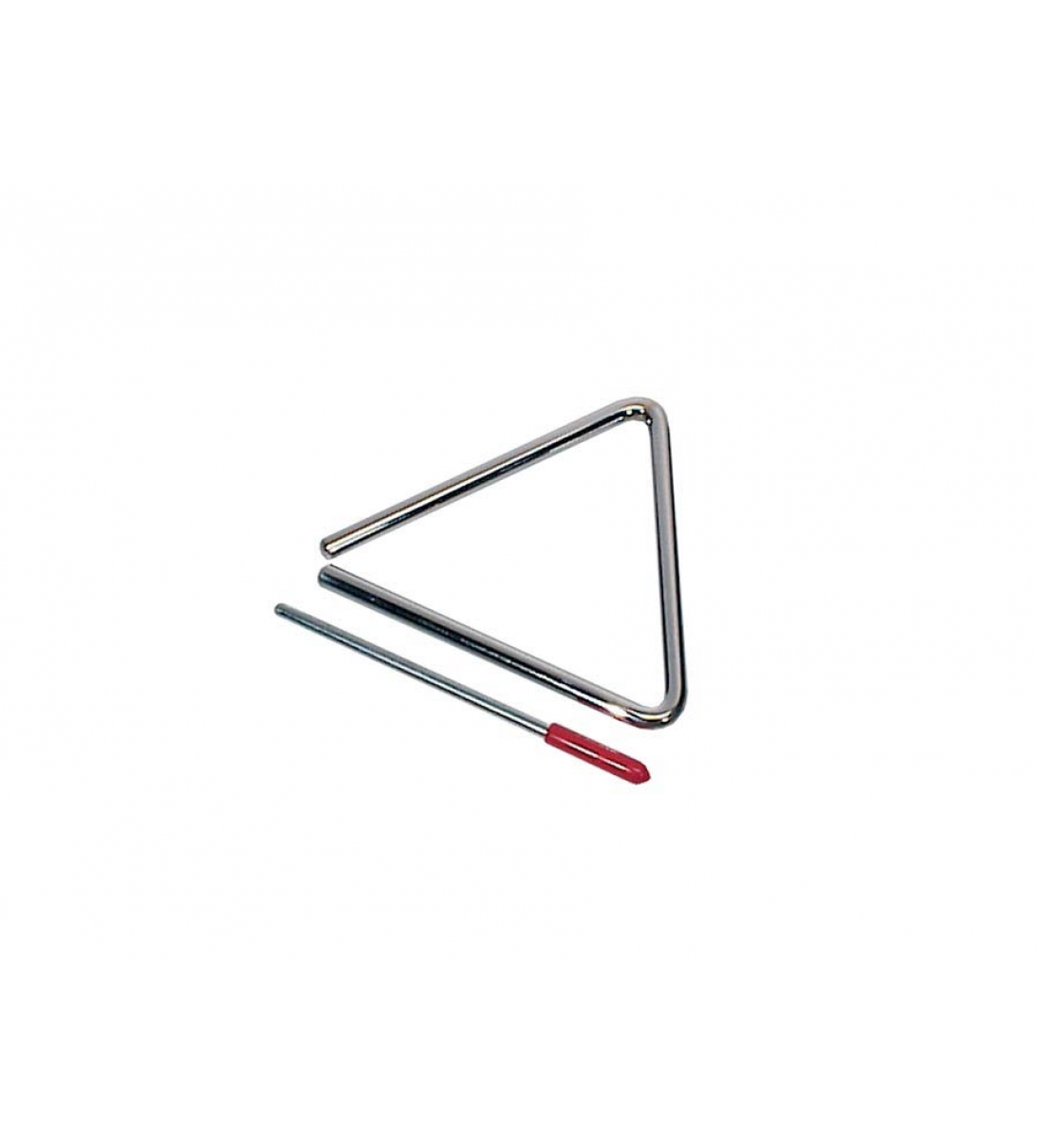 Triangolo 5'', cromato, include battente, diametro da 8mm
