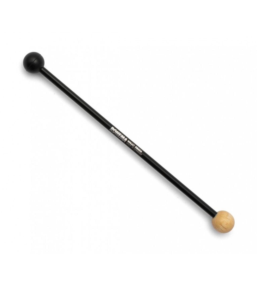 Percussion Mallet Double Hard Wood + Soft Rubber