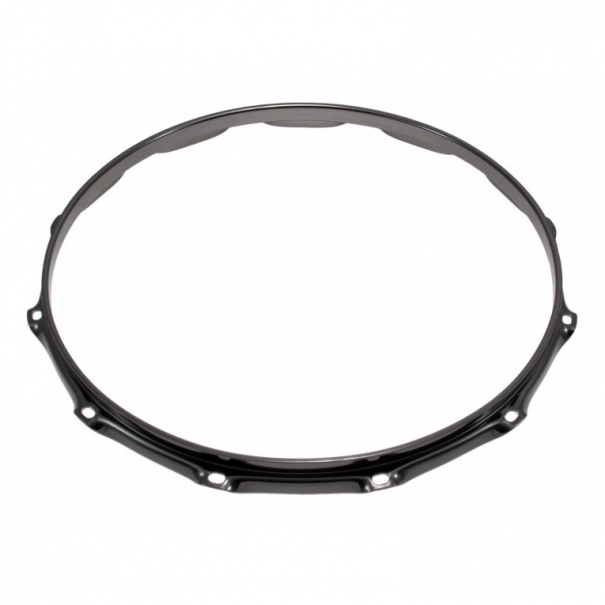CERCHIO 14" 12 TIRANTI NERO SUPER TRIPLA FLANGIA 2.3MM [SD-H23-14-12BK]