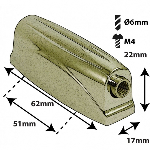 Blocchetto Rullante 51mm [L6SD-BR]