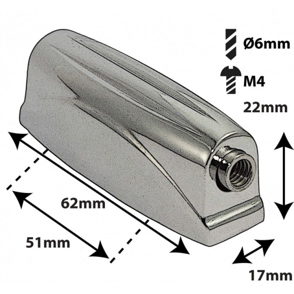 Blocchetto Rullante 51mm