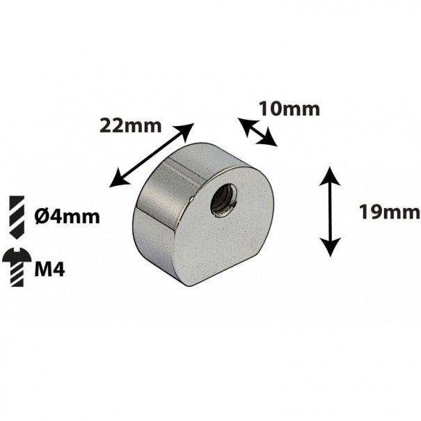 Blocchetto Rullante / Tomtom 4mm