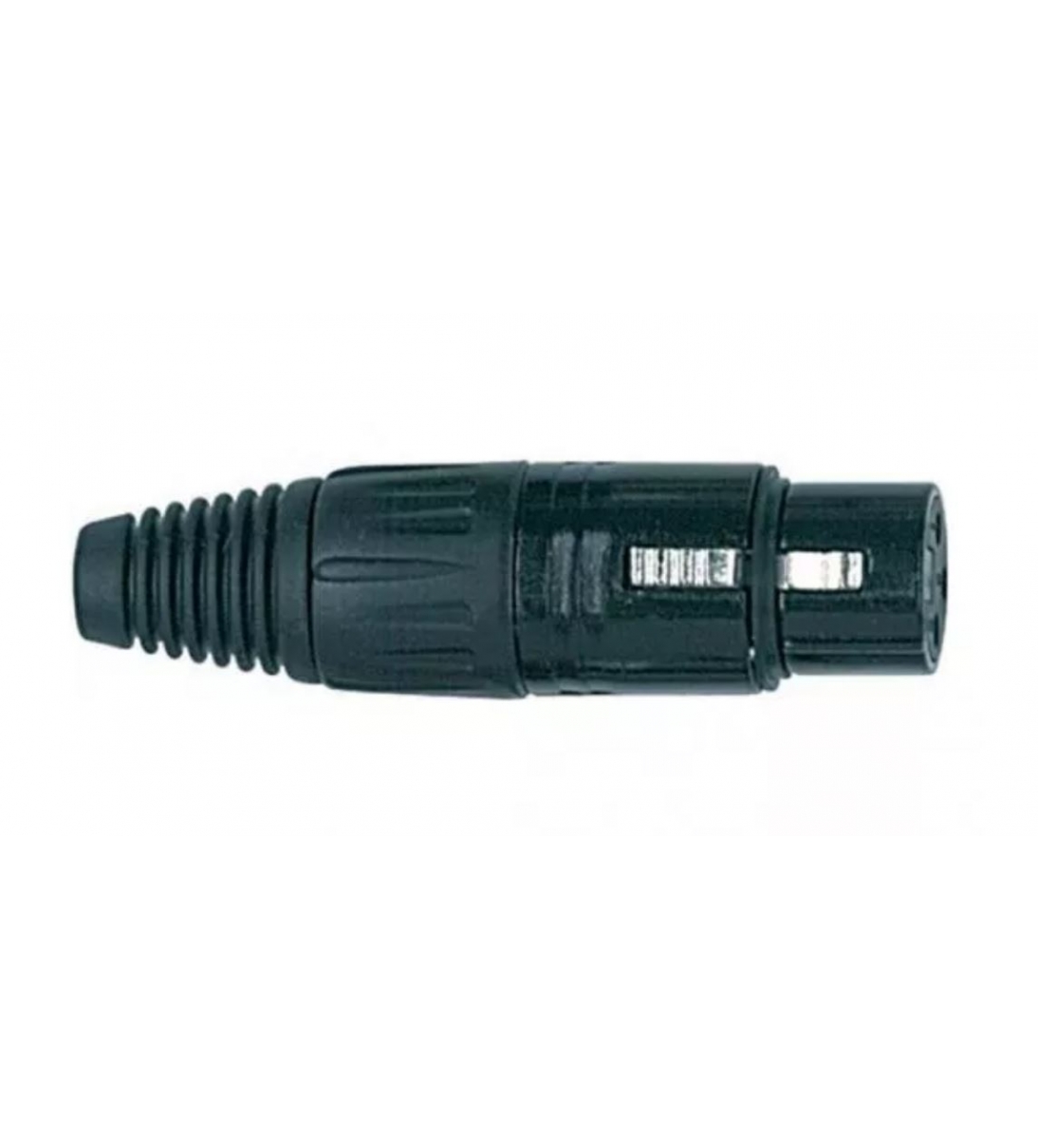 XLR3FVBK CONNETTORE XLR 3 POLI FEMMINA NERO