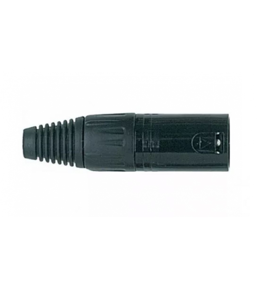 XLR3MVBK CONNETTORE XLR 3 POLI MASCHIO NERO [38811]