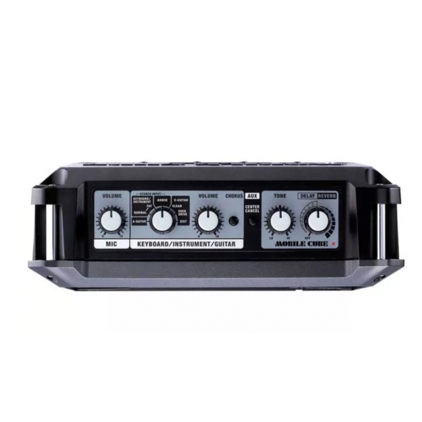 Mobile Cube Amplificatore Stereo a batterie traspotabile 5W (2.5W + 2.5W) con 2 speakers da 10cm (4")