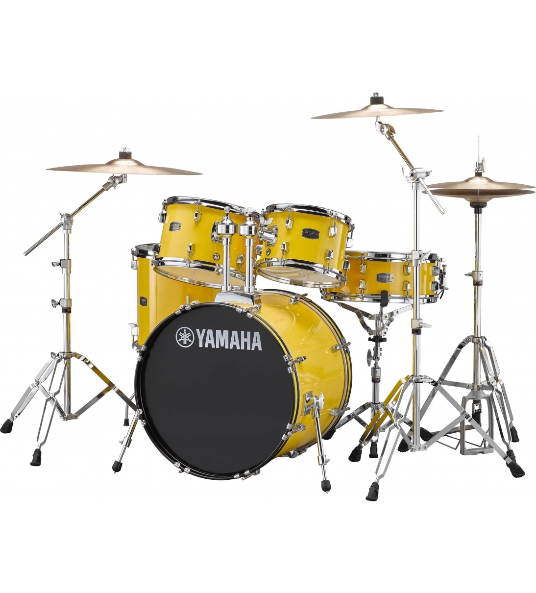 Rydeen Studio 20" Mellow Yellow con Set piatti Paiste 101