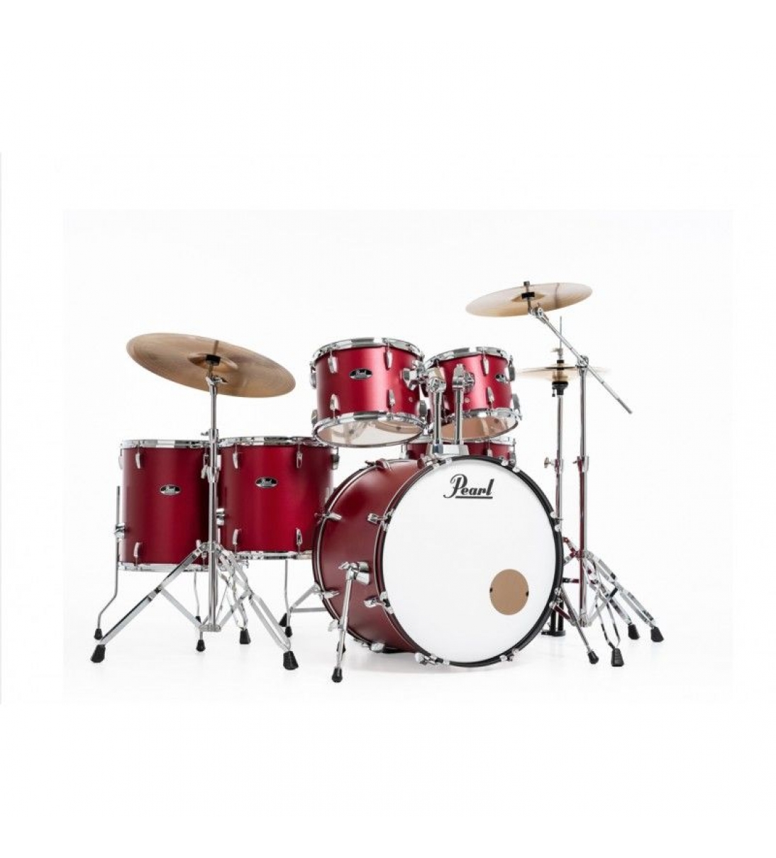 RS526SBC/C747 Roadshow Plus 6pz 22” Matte Red Batteria Acustica