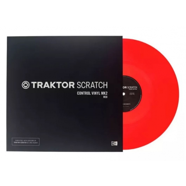 Traktor Scratch - Control Vinyl Red MKII