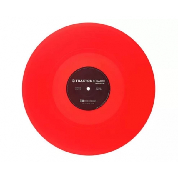 Traktor Scratch - Control Vinyl Red MKII