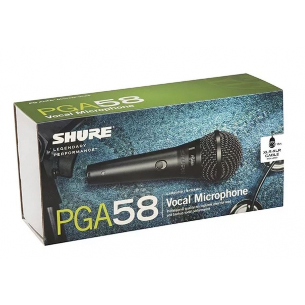 PGA58 XLR MICROFONO CARDIOIDE DINAMICO PER VOCE