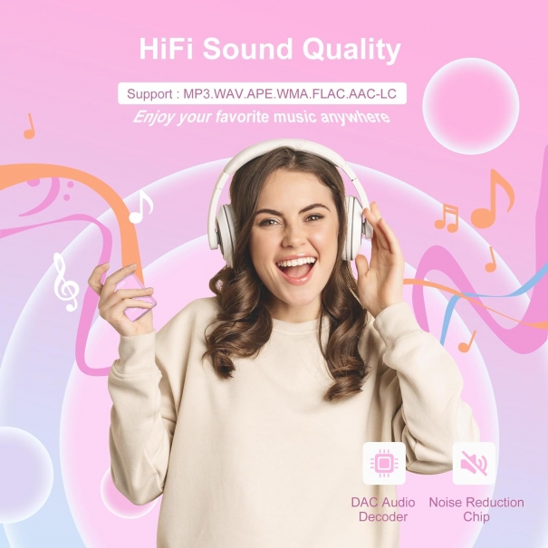 64GB Lettore MP3 Bluetooth 5.3, lettore MP3 sportivo portatile ZAQE con schermo a colori TFT da 2,4", altoparlanti HD, radio FM, lettore di eBook, supporto fino a 128 GB (rosa) [B003AM176]