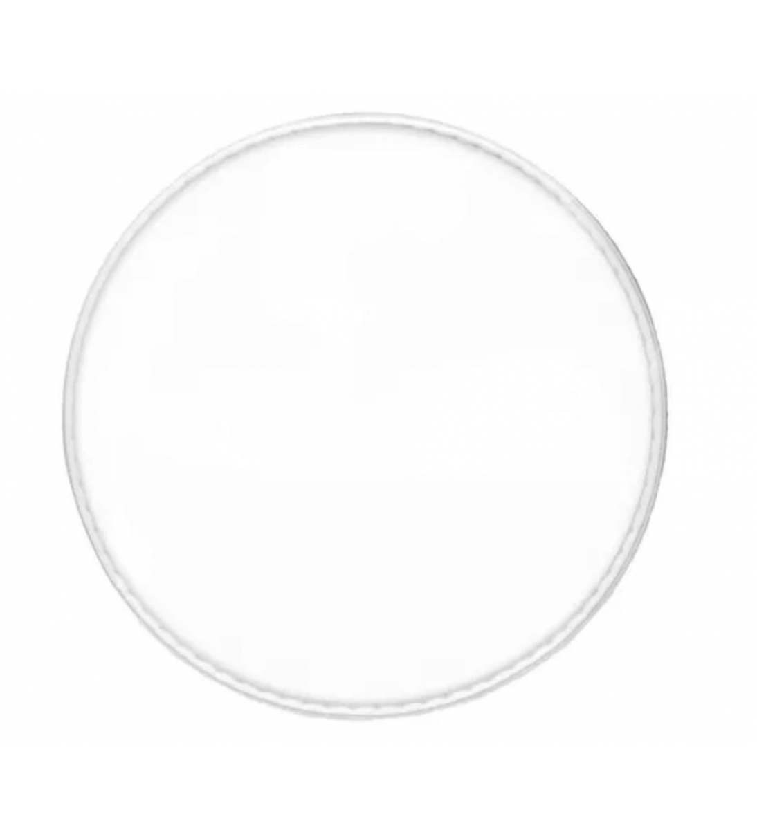 Pelle Batteria 22" Trasparente  per Cassa - DHE-101-025022