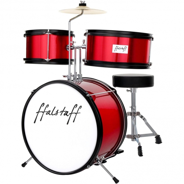 Batteria Baby 3 Pezzi Completa (Rossa) [B005ff195031]